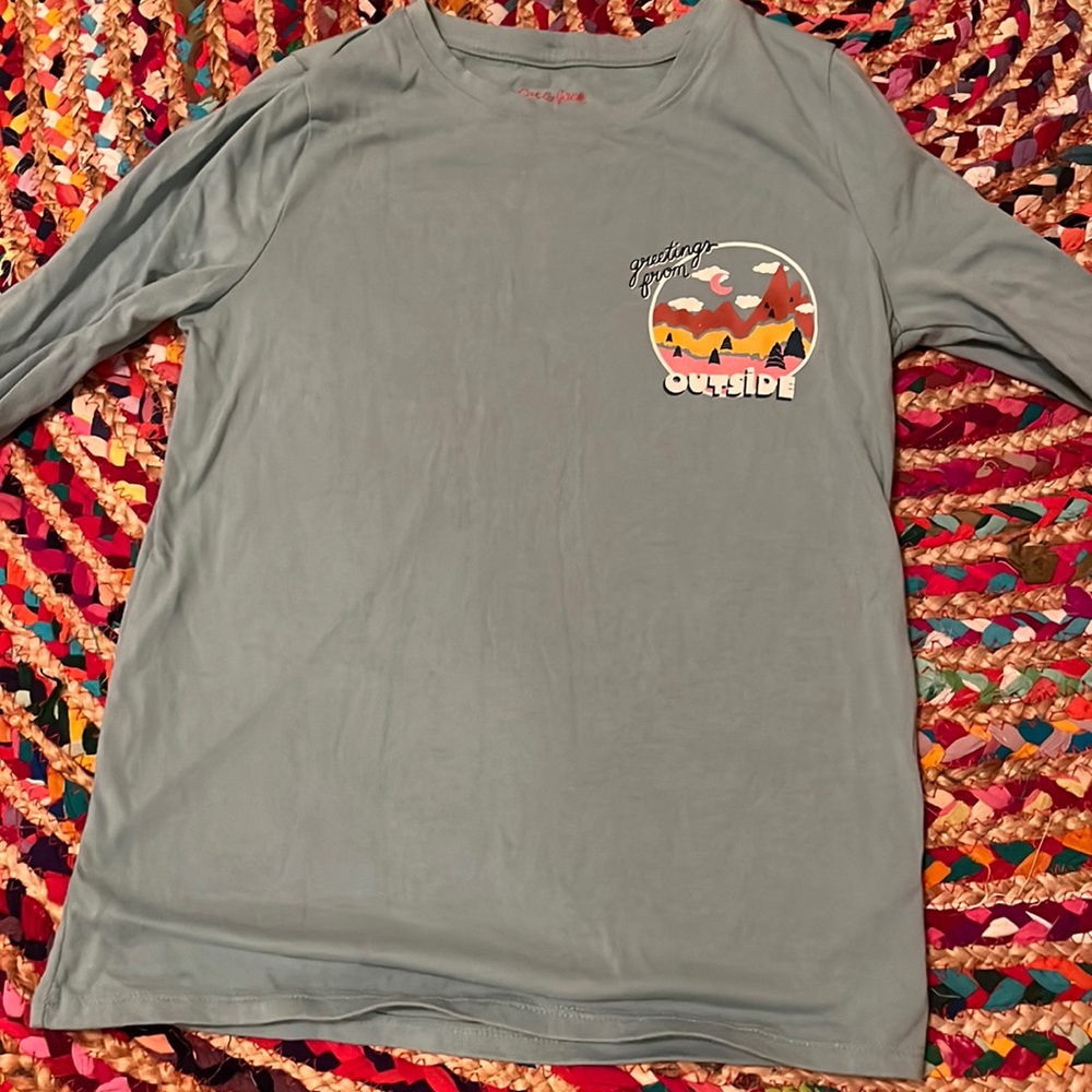 Girls cat and Jack long sleeve tshirt size 7/8